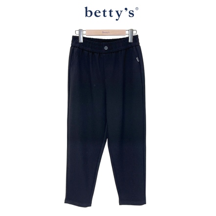 betty’s貝蒂思　彈性窄管修身長褲(黑)				