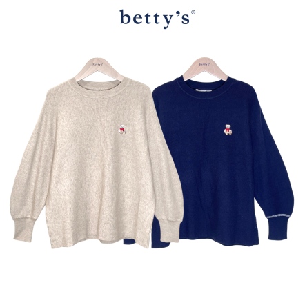 betty’s貝蒂思　圓領澎澎袖針織線衫(共二色)