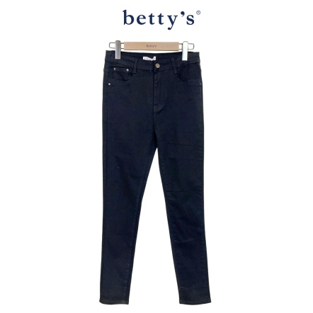 betty’s貝蒂思　時尚簡約緊身牛仔褲(黑)