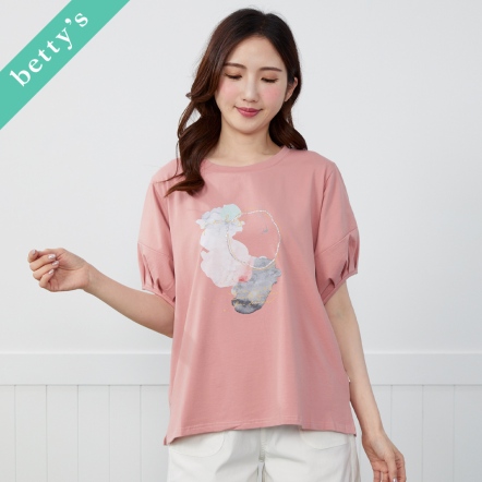 betty’s貝蒂思　印花魚口袖T-shirt(共二色)
