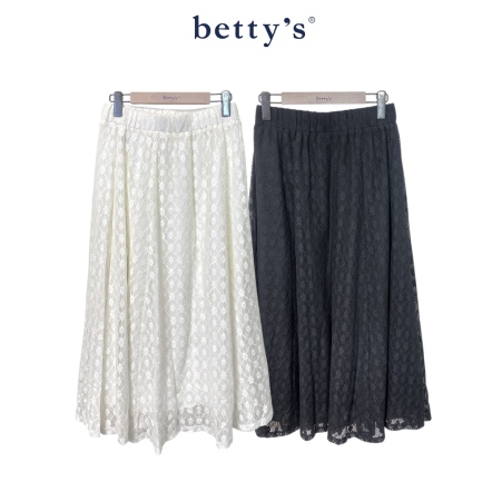 betty’s貝蒂思　蕾絲緹花鬆緊長裙(共二色)