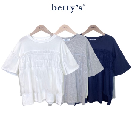 betty’s貝蒂思　甜美網紗蛋糕造型T-shirt(共三色)				