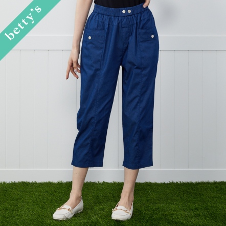 betty’s貝蒂思　兩側大口袋休閒長褲(共二色)