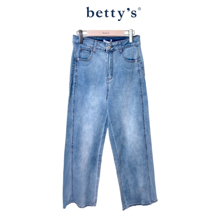betty’s貝蒂思　簡約彈力寬版牛仔褲