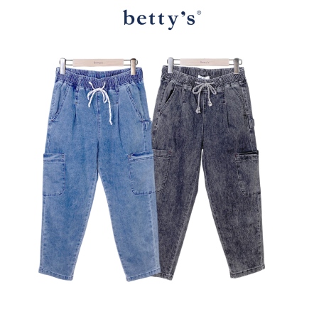 betty’s貝蒂思　帥氣工裝造型牛仔長褲(共二色)