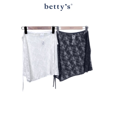 betty’s貝蒂思　浪漫蕾絲綁帶圍裙(共二色)				