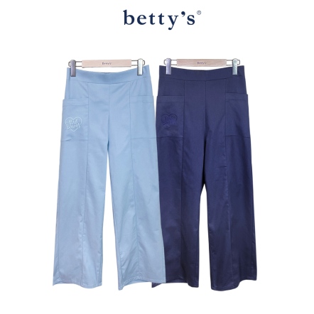 betty’s貝蒂思　立體口袋印花寬褲(共二色)				