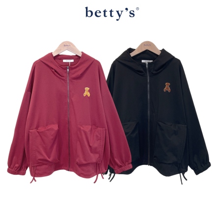 betty’s貝蒂思　連帽.抽繩設計休閒外套(共二色)				