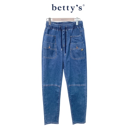 betty’s貝蒂思　多口袋造型丹寧牛仔褲(藍色)				