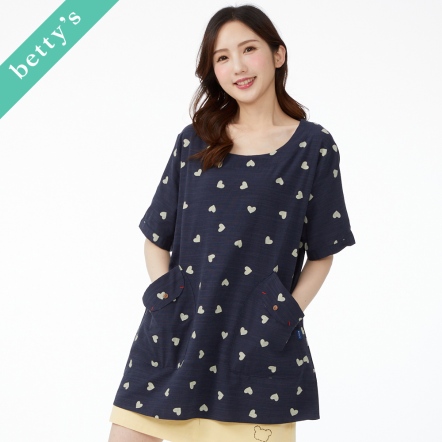 betty’s貝蒂思　雙口袋棉麻上衣(共二色)