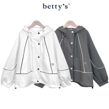 betty’s貝蒂思　帥氣有型壓線設計連帽外套(共二色)
