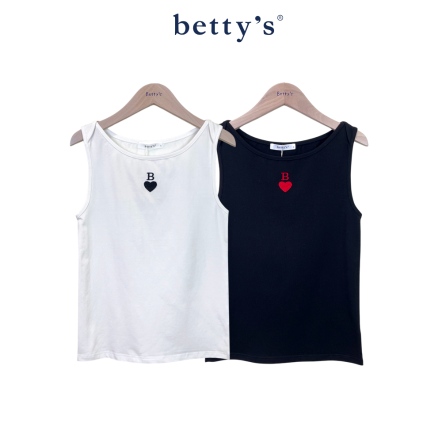betty’s貝蒂思　心型圓領無袖上衣(共二色)