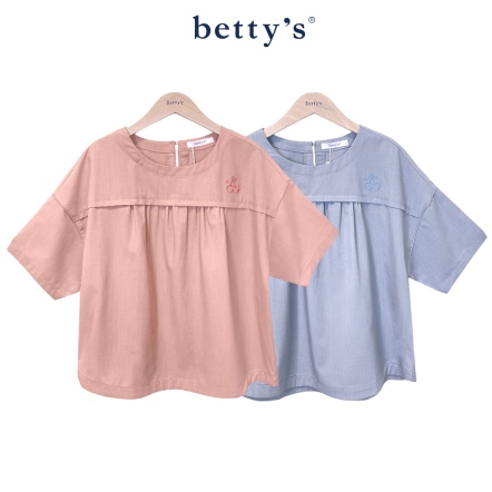 betty’s貝蒂思　櫻桃刺繡可愛娃娃裝上衣(共二色)