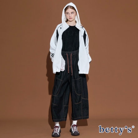 betty’s貝蒂思　造型口袋牛仔大寬褲(共二色)