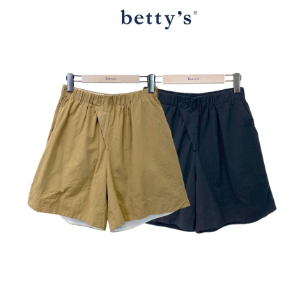 betty’s貝蒂思　素面造型鬆緊腰休閒短褲(共二色)				