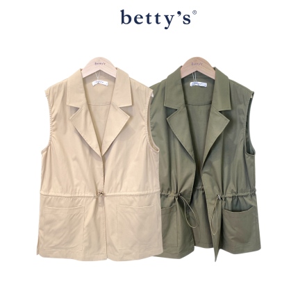 betty’s貝蒂思　西裝領抽繩Belle背心(共二色)