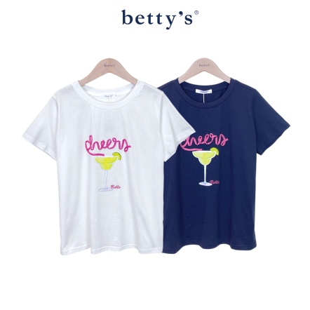 betty’s貝蒂思　夏日可口檸檬汁圖案T-shirt(共二色)				