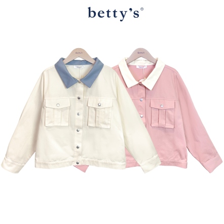 betty’s貝蒂思　帥氣衣領撞色大口袋夾克(共二色)