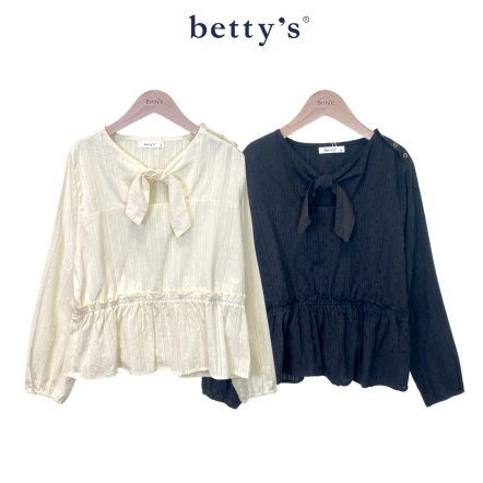 betty’s貝蒂思　甜美蝴蝶結公主風上衣(共二色)
