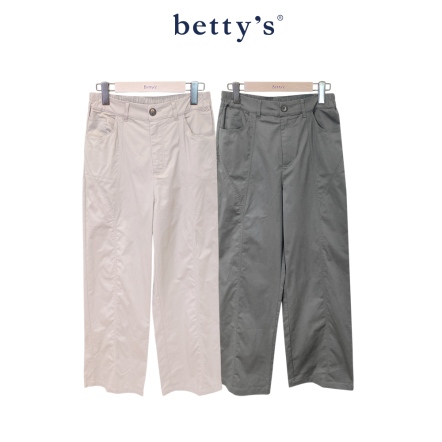 betty’s貝蒂思　    簡約多片裁接直筒褲(共二色)