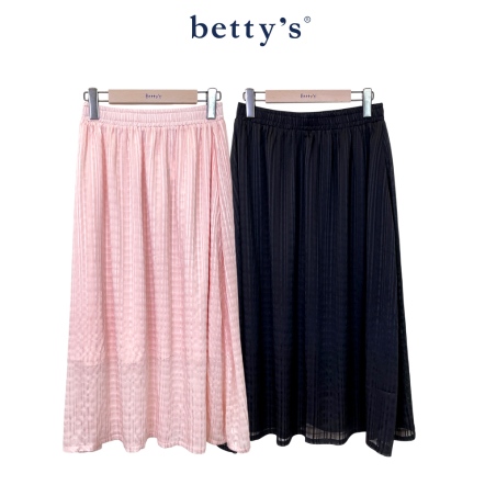 betty’s貝蒂思　優雅亮眼緹花紗裙(共二色)				